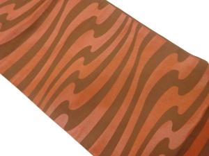 流水模様織出し名古屋帯